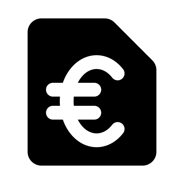 Document Currency Euro