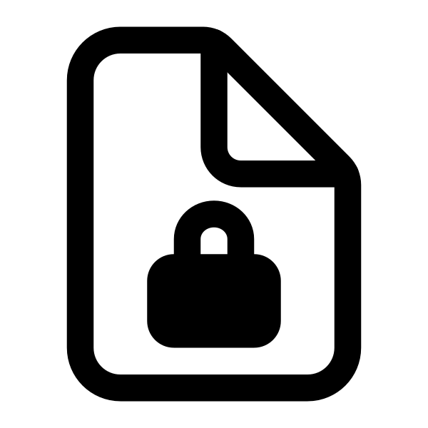 Document Lock Outline