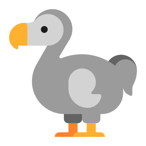 Dodo Flat Vector