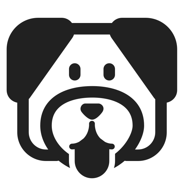 Dog Face High Contrast