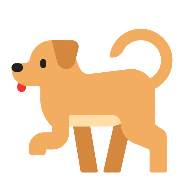 Dog Flat Vector