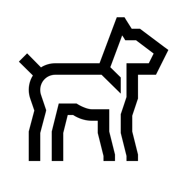 Dog Solid Vector