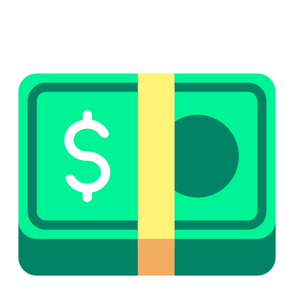 Dollar Banknote Flat Vector