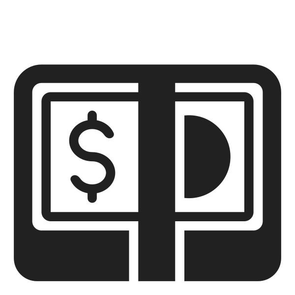 Dollar Banknote High Contrast
