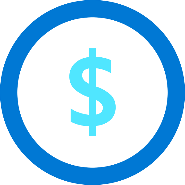 Dollar Circle Alt Vector