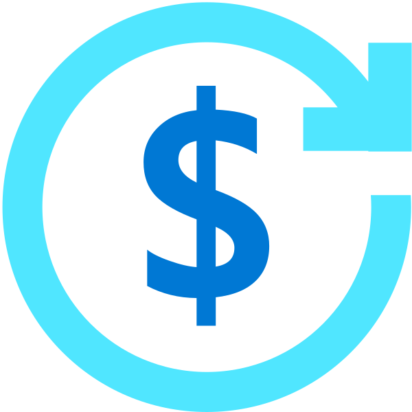 Dollar Circle Light Vector