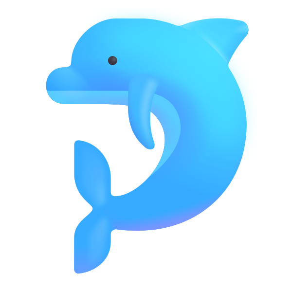 Dolphin Color Vector