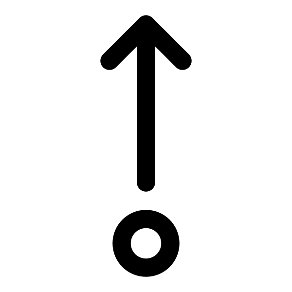 Dot Arrow Up