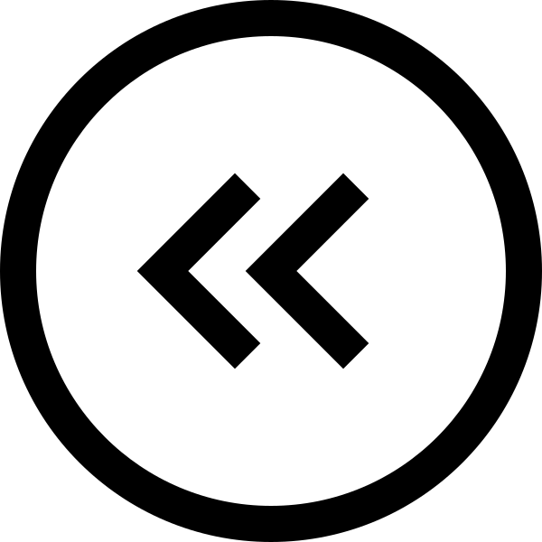 Double Caret Left Circle
