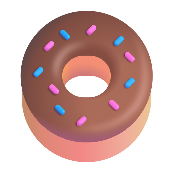Doughnut Color Vector