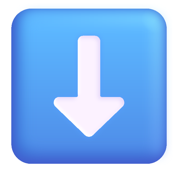 Down Arrow Color Vector