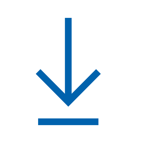 Download Icon Blue Vector