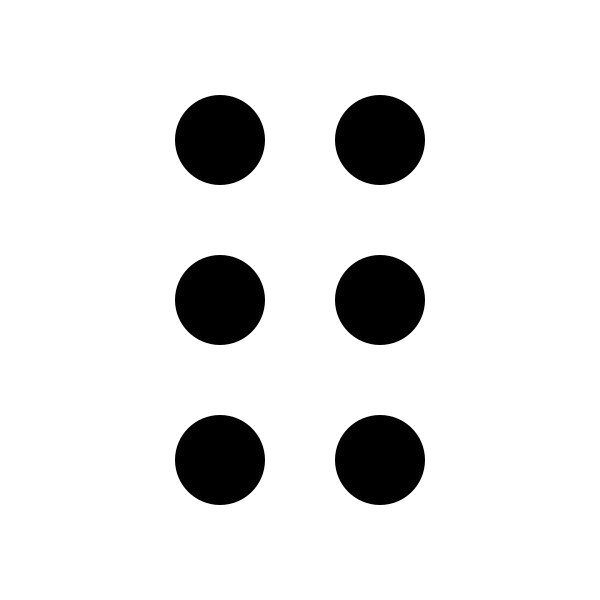 Drag Handle Dots Vector