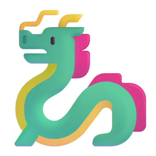 Dragon Color Vector