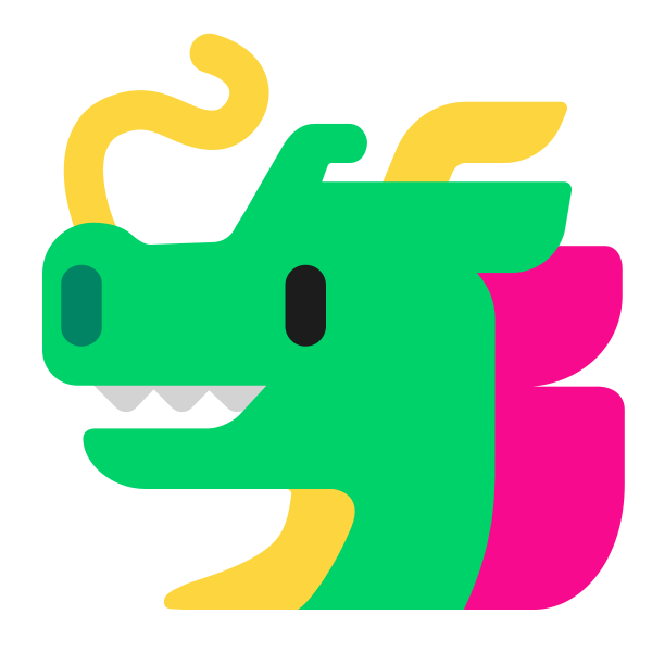 Dragon Face Flat