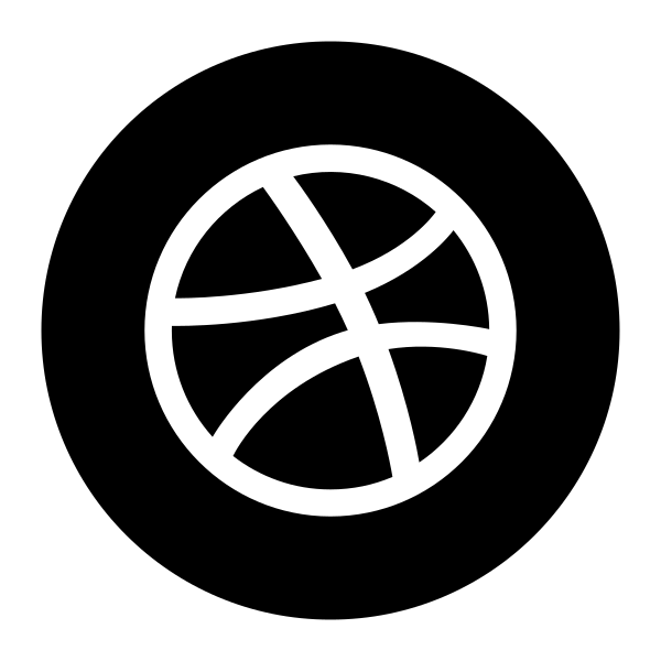Dribbble Circle Vector