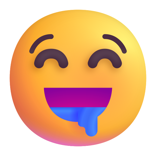 Drooling Face Color Vector