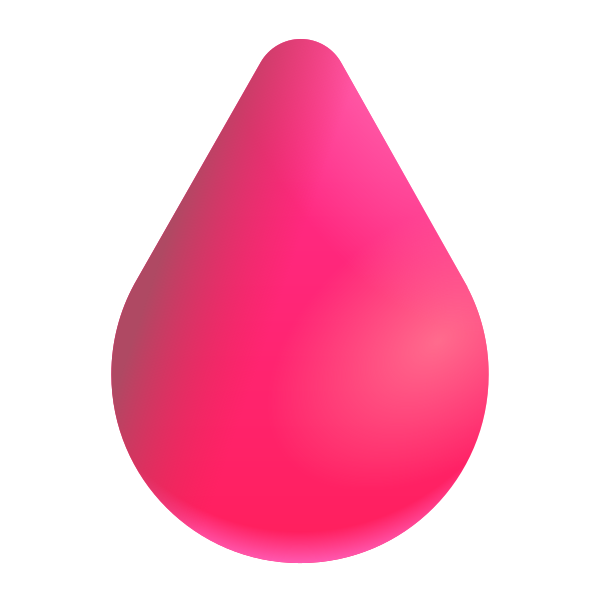 Drop Of Blood Color Vector