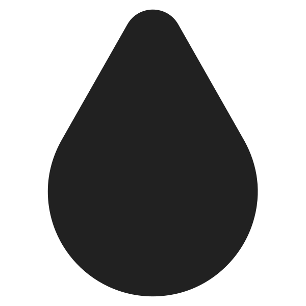 Drop Of Blood High Contrast Vector