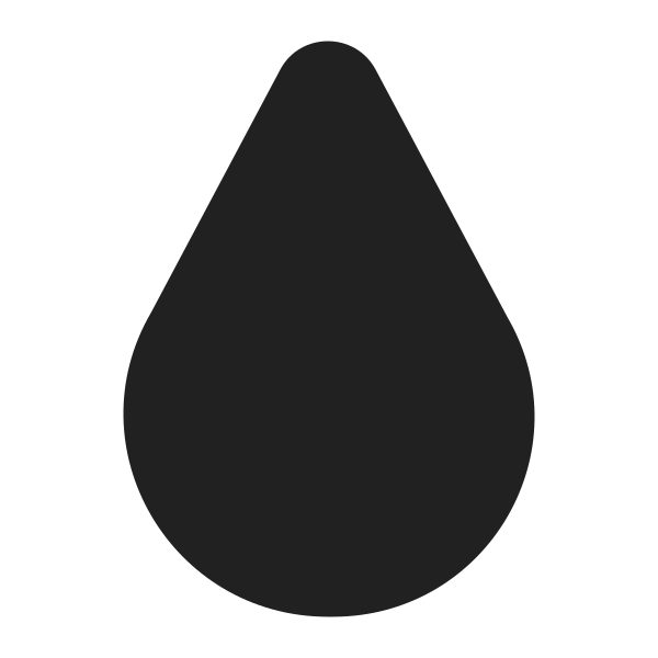 Droplet High Contrast Vector