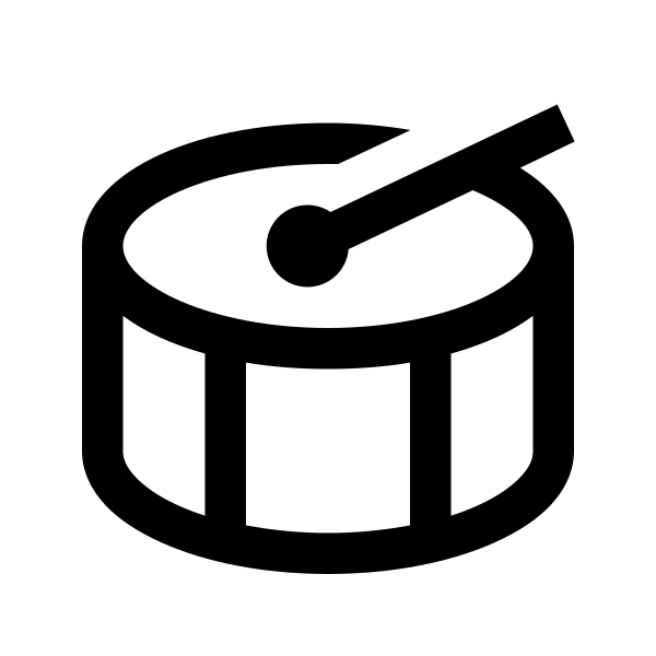 Drum Solid Vector