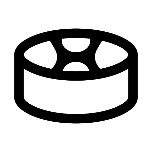 Drum Steelpan Solid Vector