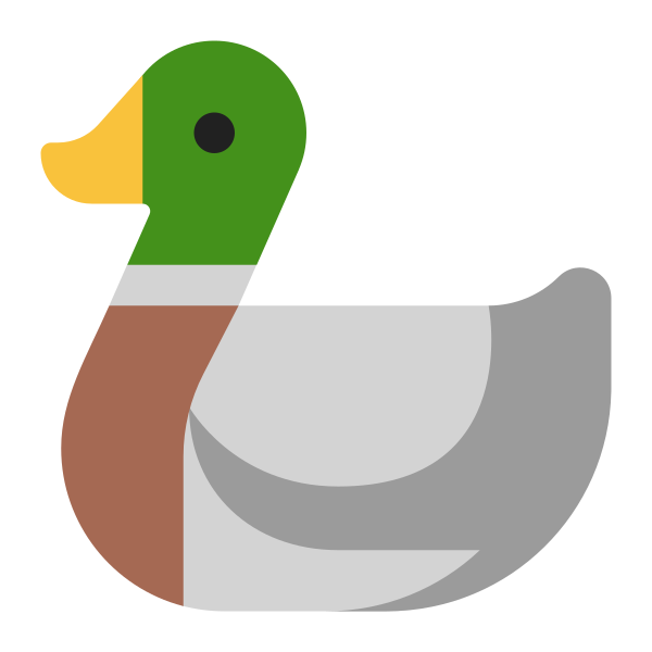 Duck Flat Vector