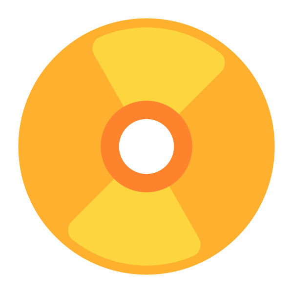 Dvd Flat Vector