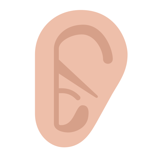 Ear Flat Medium Light