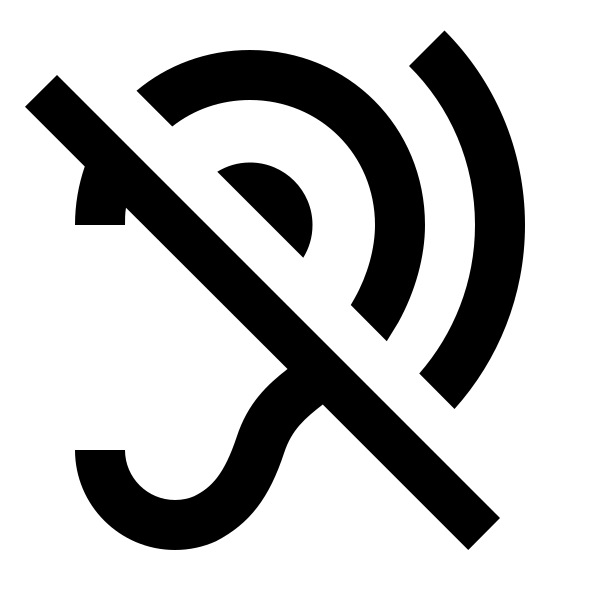 Ear Hearing Off