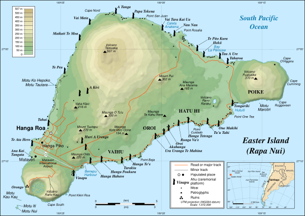 Easter Island Map En