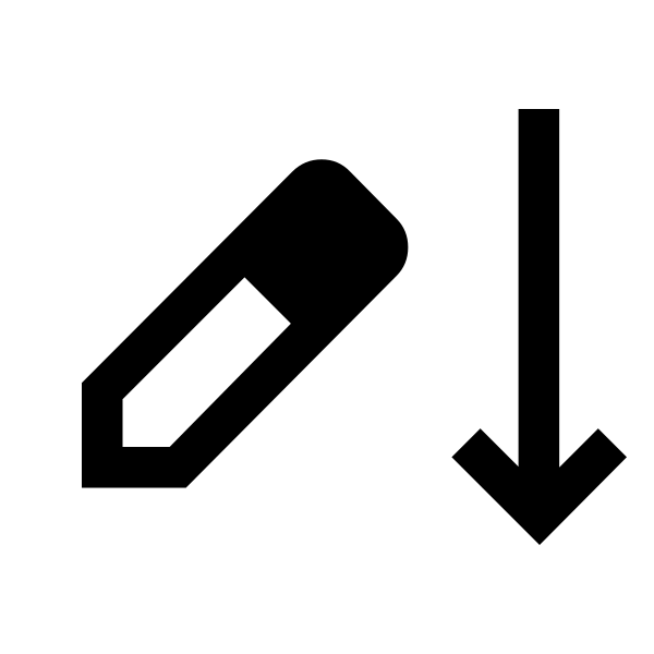 Edit Arrow Down