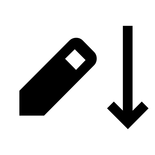 Edit Arrow Down Fill