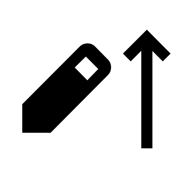 Edit Arrow Up Fill