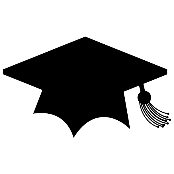 Education   Grad Hat Vector