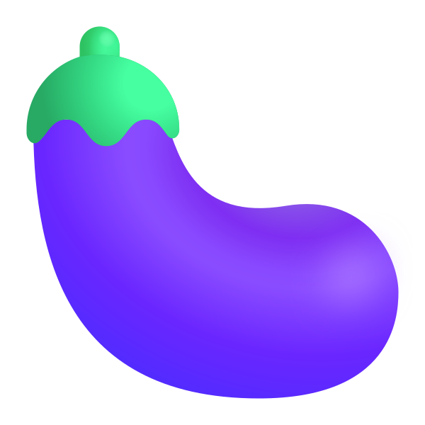 Eggplant Color Vector
