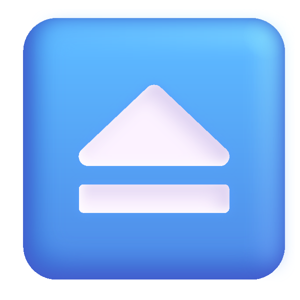 Eject Button Color Vector