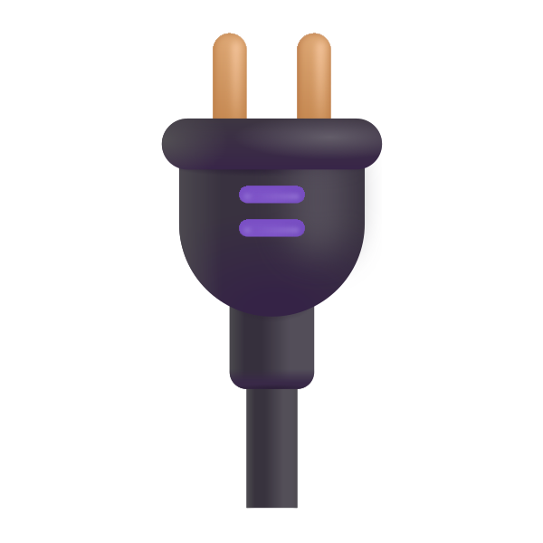 Electric Plug Color Vector