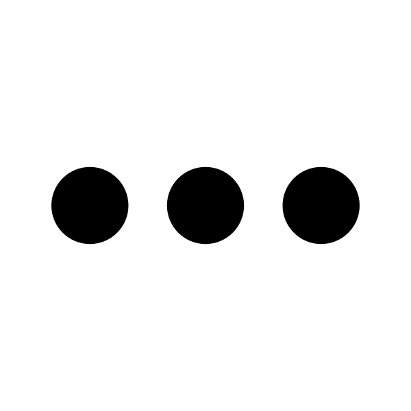 Ellipsis Horizontal Vector