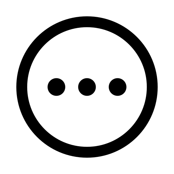 Ellipsis Horizontal Circle Outline
