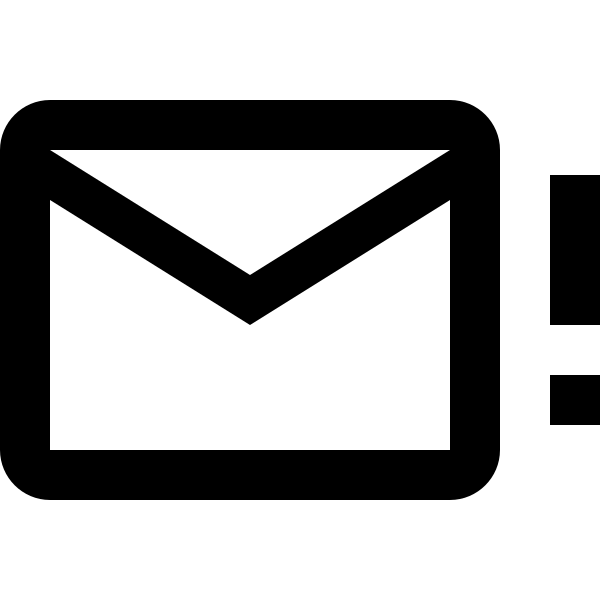 Email Alert Outline