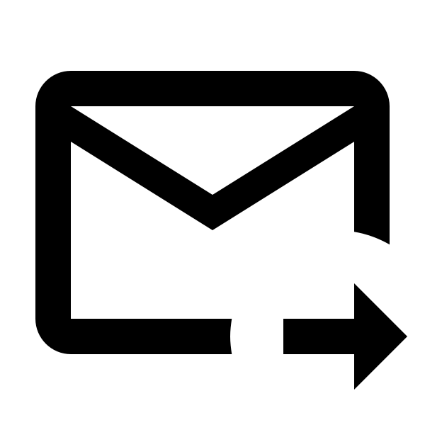Email Arrow Right Outline