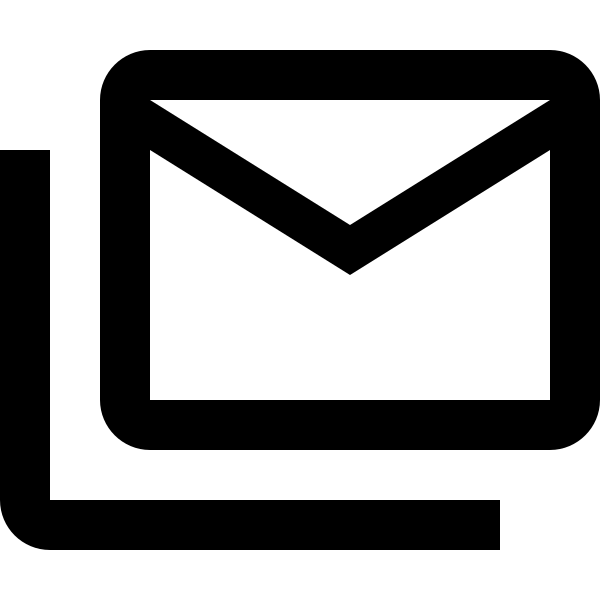 Email Multiple Outline