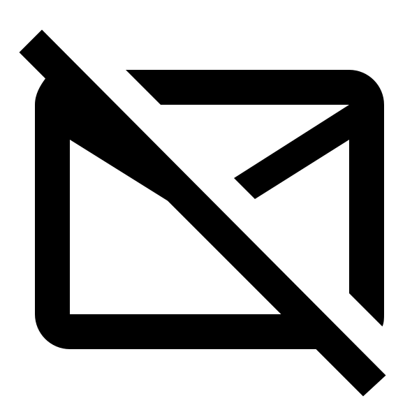 Email Off Outline