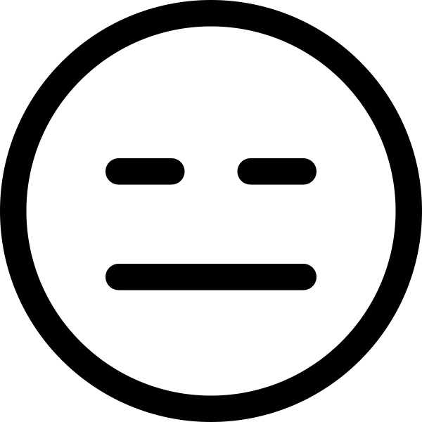Emoji Expressionless