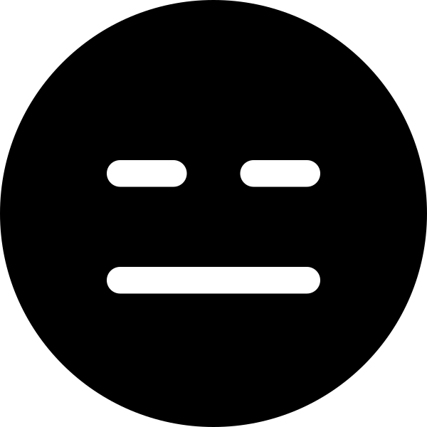 Emoji Expressionless Fill