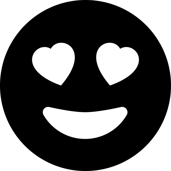 Emoji Heart Eyes Fill