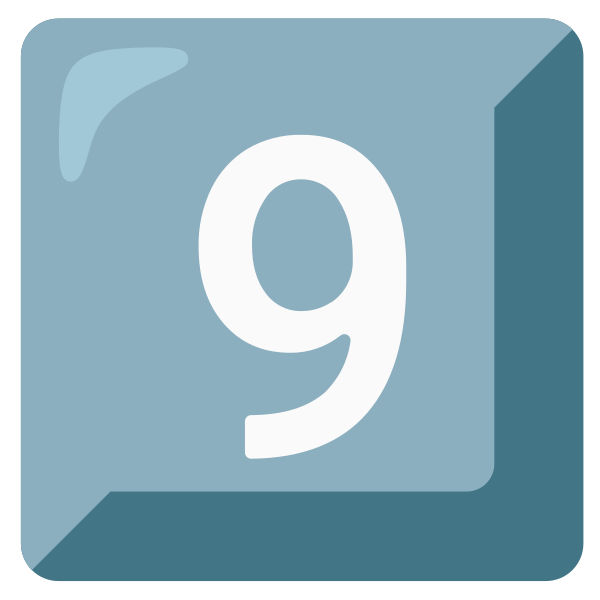 Emoji U0039 20e3