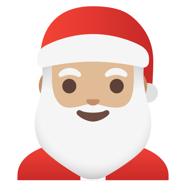 Emoji U1f385 1f3fc