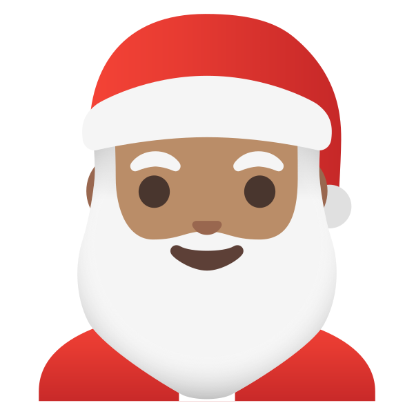 Emoji U1f385 1f3fd